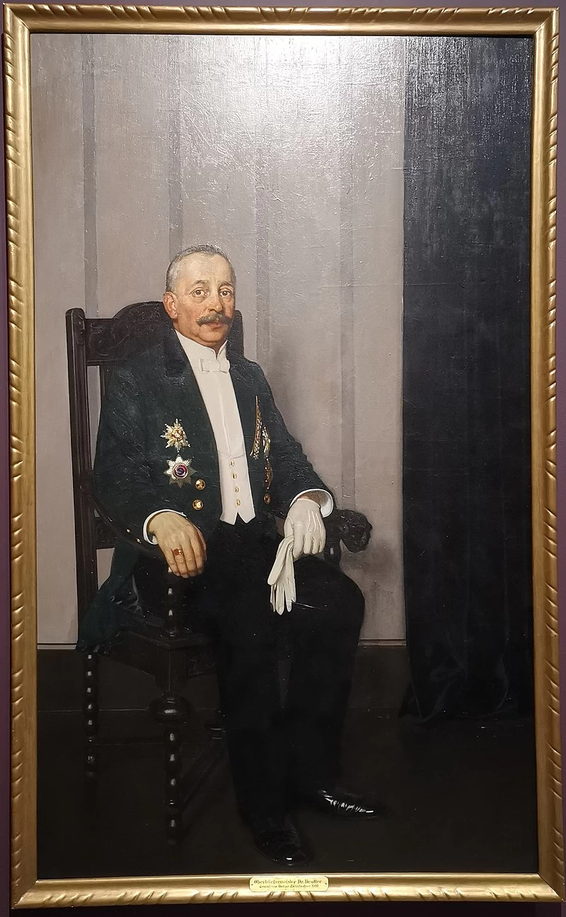 Ritratto del sindaco di Dresda Otto Beutler di Oskar Zwintscher - Albertinum a Dresda
